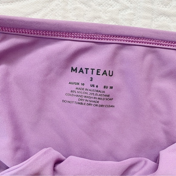 Matteau Swim‎ Petit Brief Bikini Bottom, Purple - Picture 7 of 7